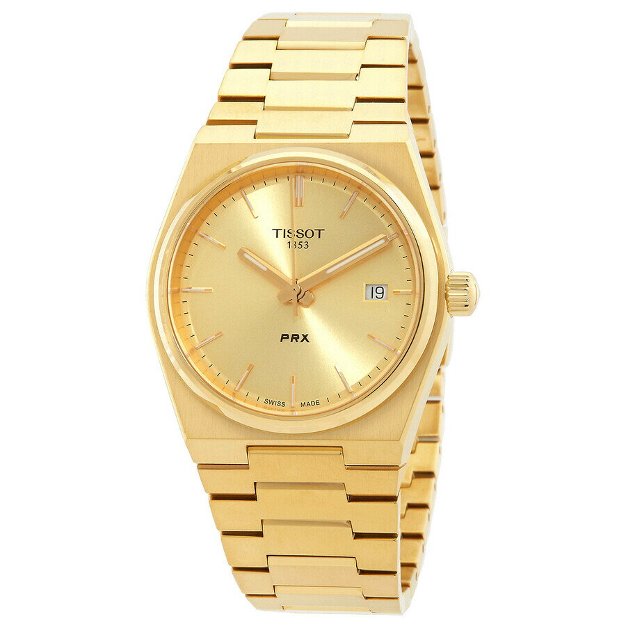 Rakuten - Tissotティソ PRX クォーツ シャンパンダイヤル ユニセックス ウォッチ T1372103302100