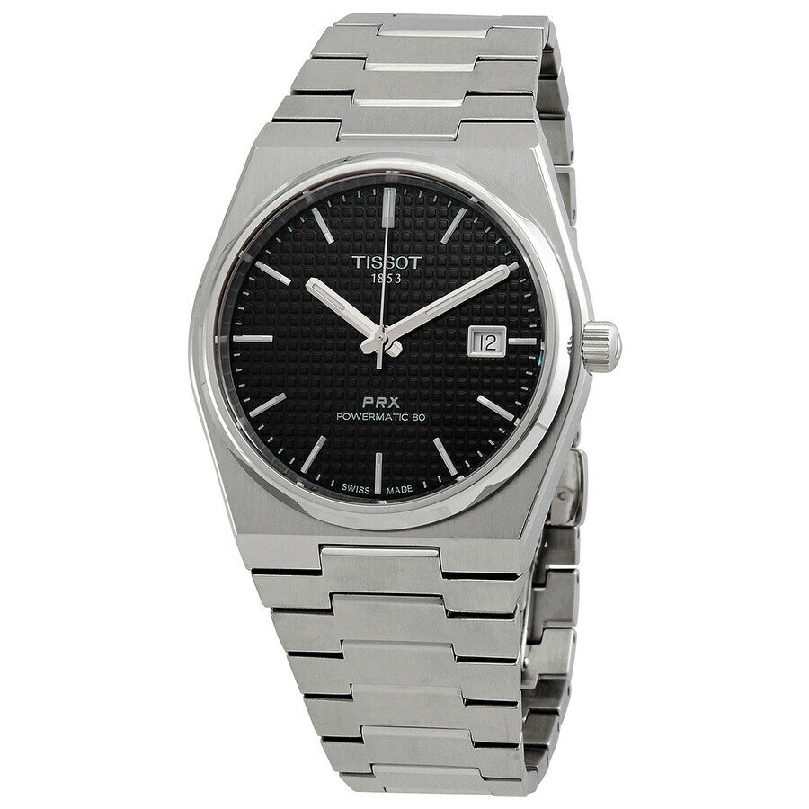 Other - Tissotティソ PRX パワーマティック 80 オートマチック ブラックダイヤル メンズウォッチ T137.407.11.051.00