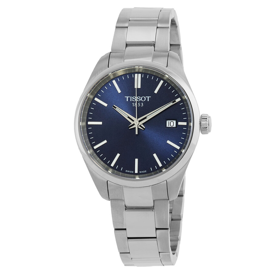 乐天商城 - Tissotティソ PR 100 クォーツ ブルーダイヤル レディースウォッチ T1502101104100