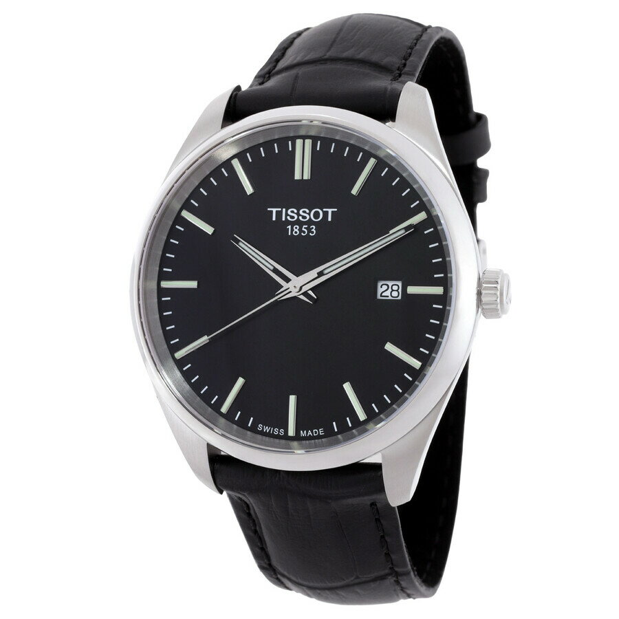 樂天商城 - Tissotティソ PR 100 クォーツ ブラックダイヤル メンズウォッチ T1504101605100