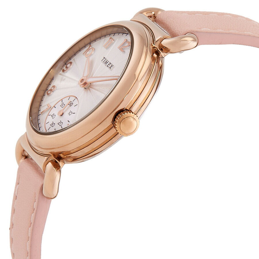 Timexタイメックス トレンド クォーツ シルバーダイヤル レディースウォッチ TW2T88400