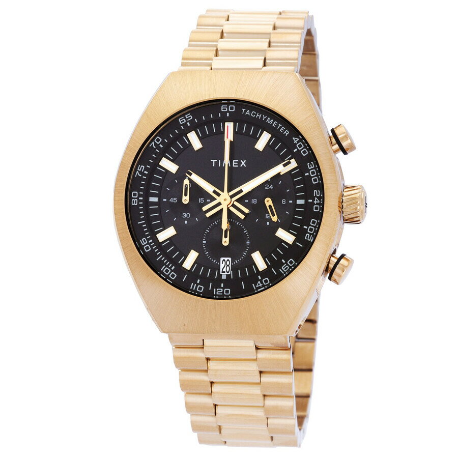 Timexタイメックス レガシー クロノグラフ クォーツ ブラックダイ...(2.0)