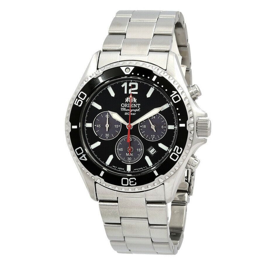 Sports ソーラー クロノグラフ ブラック メンズ RA-TX0202B10B Orient