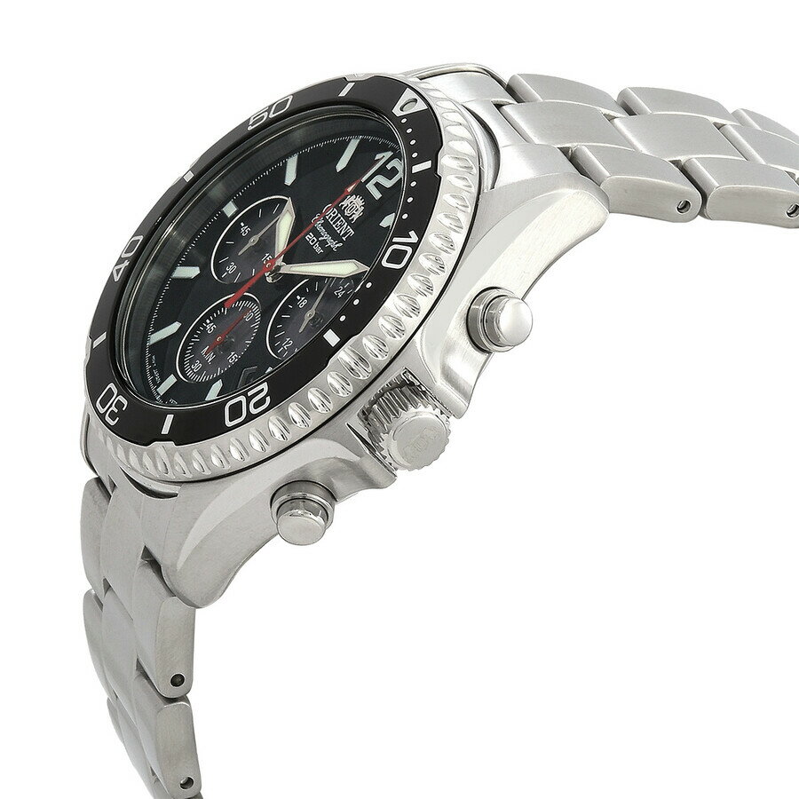 Sports ソーラー クロノグラフ ブラック メンズ RA-TX0202B10B Orient 2