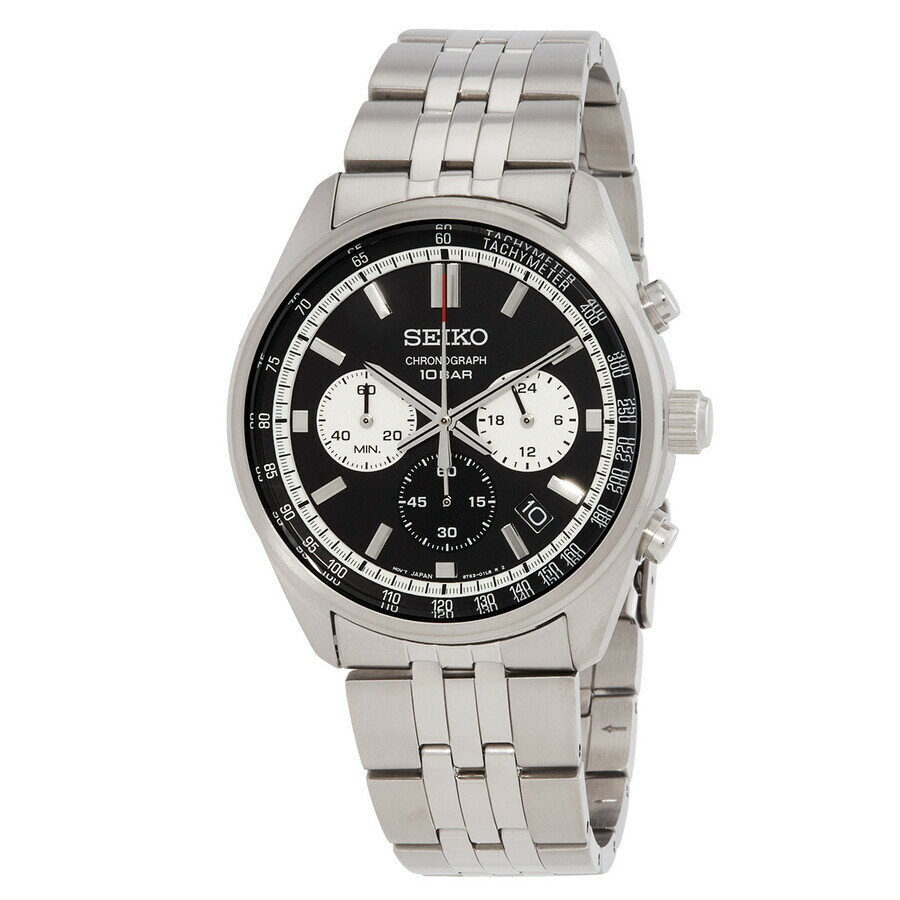 Chronograph クロノグラフ クォーツ ブラック メンズ SSB429P1 Seikoセイコー逆輸入