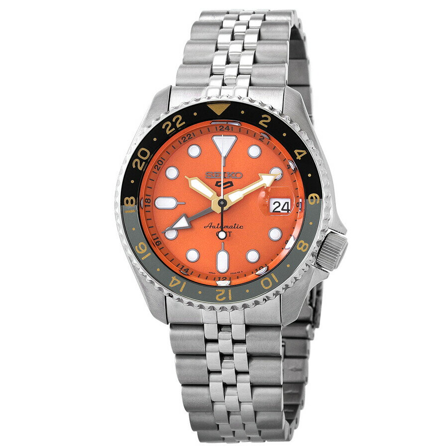Seikoセイコー逆輸入 5 Sports GMT スポーツ 自動巻き オレンジ メンズ SSK005K1 Seikoセイコー逆輸入