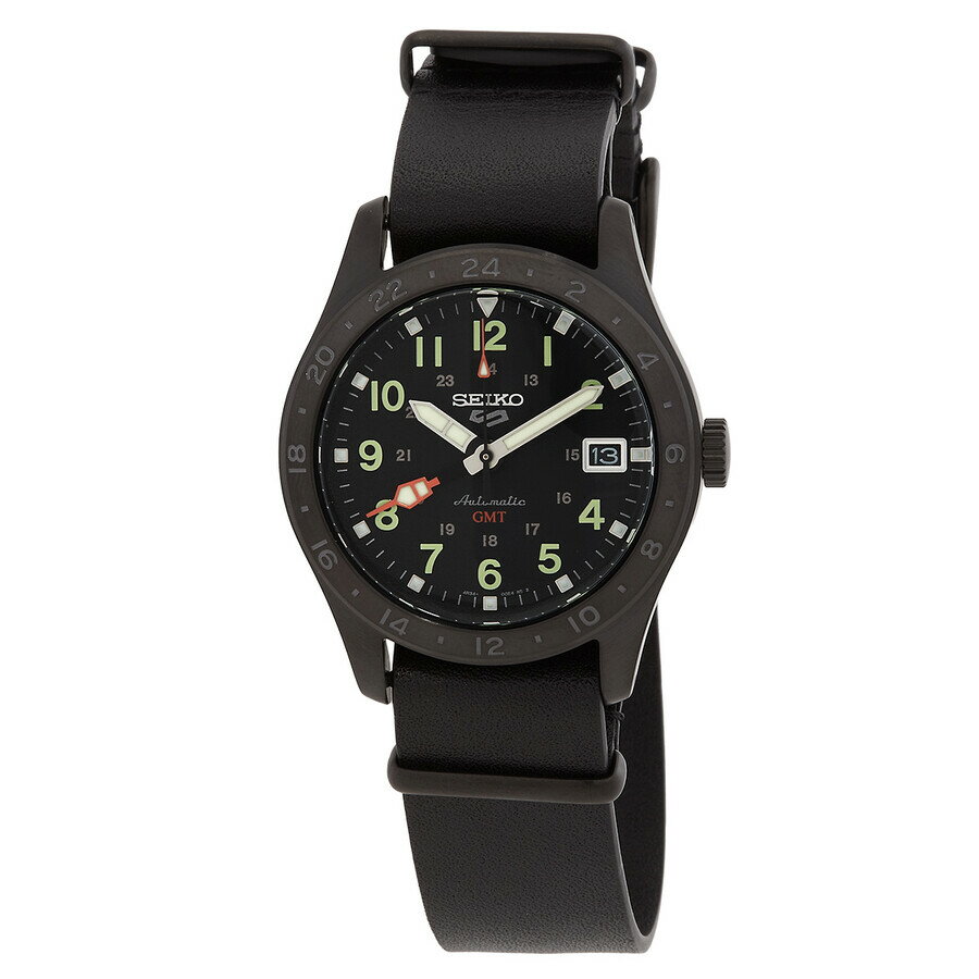 Seikoセイコー逆輸入 5 Sports GMT スポーツ 自動巻き ブラック メンズ SSK025K1 Seikoセイコー逆輸入