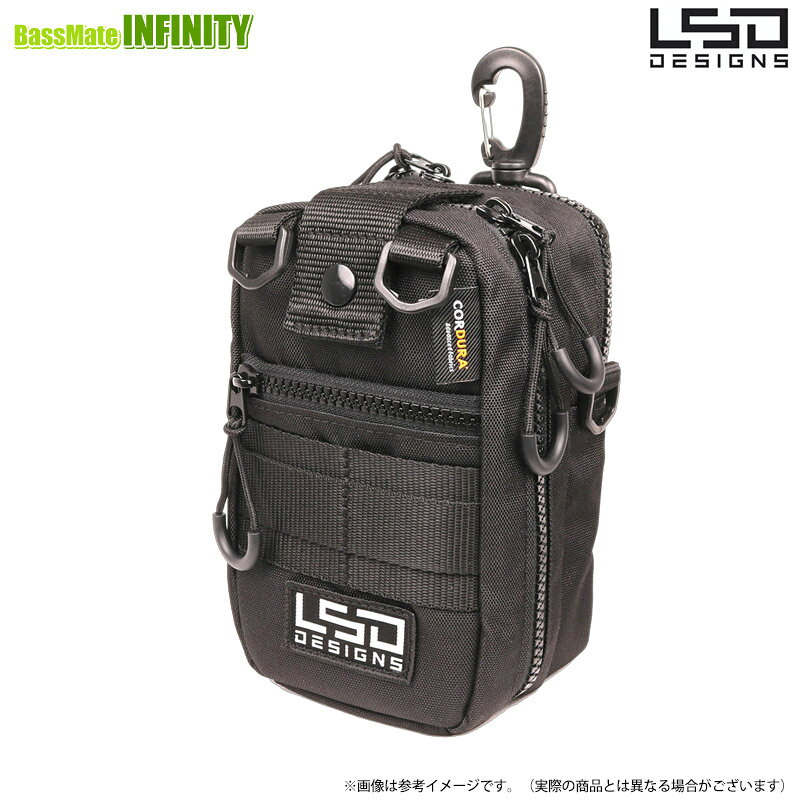 Bag - ●LSDデザイン　エギポーチプロダブル コーデュラブラック 【まとめ送料割】