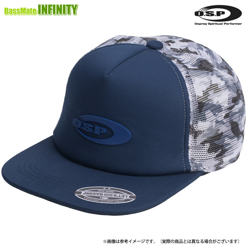 OSP　ロゴメッシュフラットキャップ (ネイビーカモ) 【まとめ送料割】