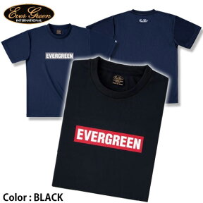●エバーグリーン　EGドライTシャツ(半袖) Dタイプ(ブラック) 【メール便配送可】 【まとめ送料割】