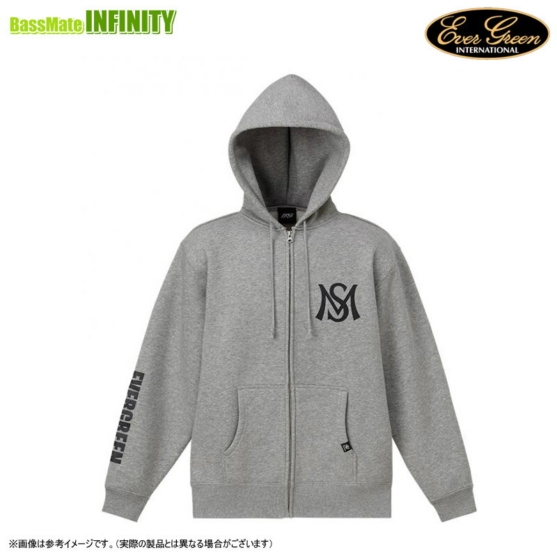 ●エバーグリーン EVERGREEN　MS-modo フルジップパーカー ヘザーグレー 【まとめ送料割】