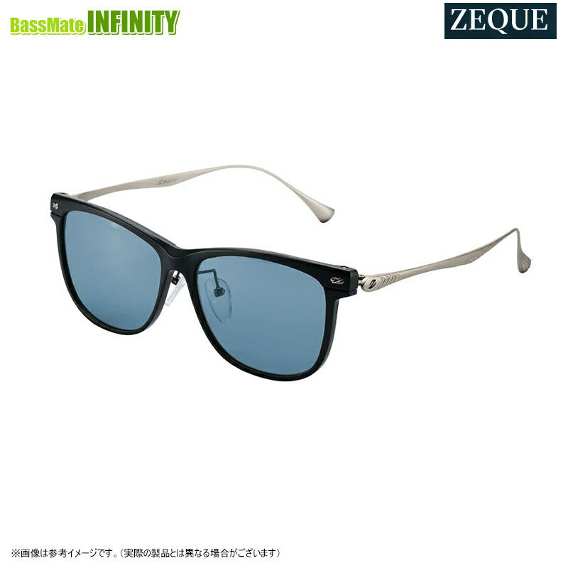 樂天商城 - ●ゼクー Zeque　ジョニー F-2223 マットブラック/シルバー(マスターブルー) 【まとめ送料割】