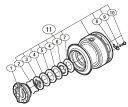 ●シマノ　13バイオマスターSW 4000HG(031570)用 純正標準スプール (パーツ品番10HRY)　 