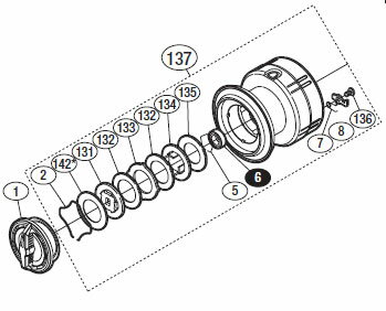 ●シマノ 12ヴァンキッシュ C3000(028488)用 純正標準スプール (パーツ品番10MEL) 【キャンセル及び返品不可商品】 【まとめ送料割】