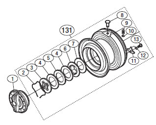 ●シマノ 14AR-CエアロBB5000HG(032874)用 純正標準スプール (パーツ品番13CAZ) 【キャンセル及び返品不可商品】 【まとめ送料割】