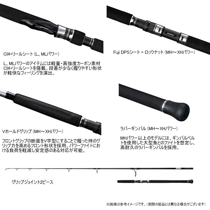 ●シマノ　25 グラップラー タイプC S80L (358882) 2
