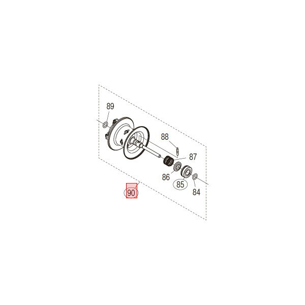 樂天商城 - ●シマノ　20 メタニウム RIGHT 右ハンドル (041128)用 純正標準スプール (パーツ品番13GNS)　【キャンセル及び返品不可商品】 【まとめ送料割】