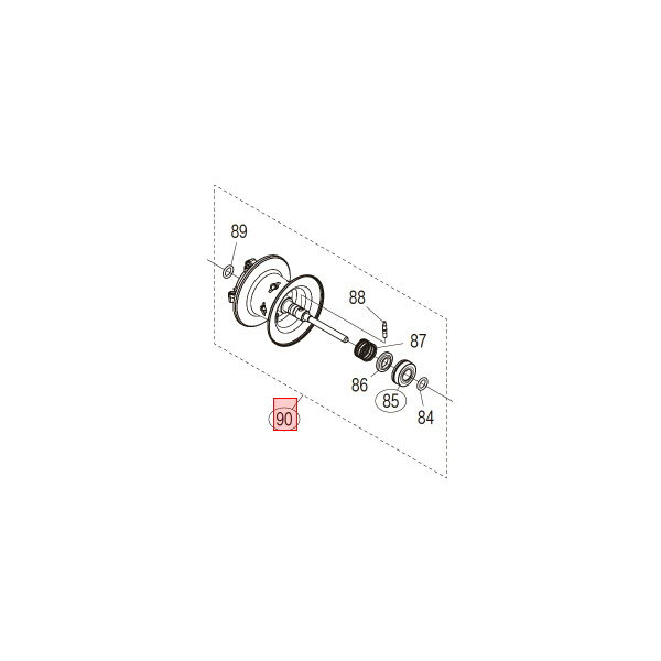 Rakuten - ●シマノ　20 メタニウム HG RIGHT 右ハンドル (041142)用 純正標準スプール (パーツ品番13GNS)　【キャンセル及び返品不可商品】 【まとめ送料割】