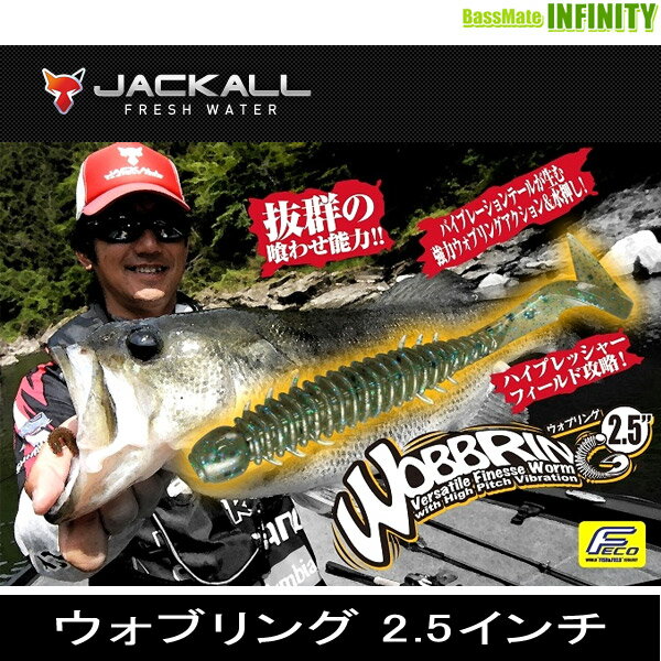 ●ジャッカル　ウォブリング 2.5インチ  