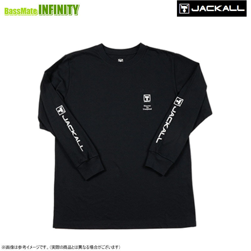 Rakuten - ●ジャッカル　ロングスリーブTシャツ LT-A001 ブラック 【メール便配送可】 【まとめ送料割】【25jaw】
