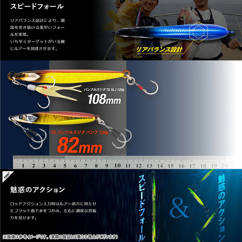 TGバンブルズジグ バンプ 100g イワシ/レンズホロ の商品画像2枚目