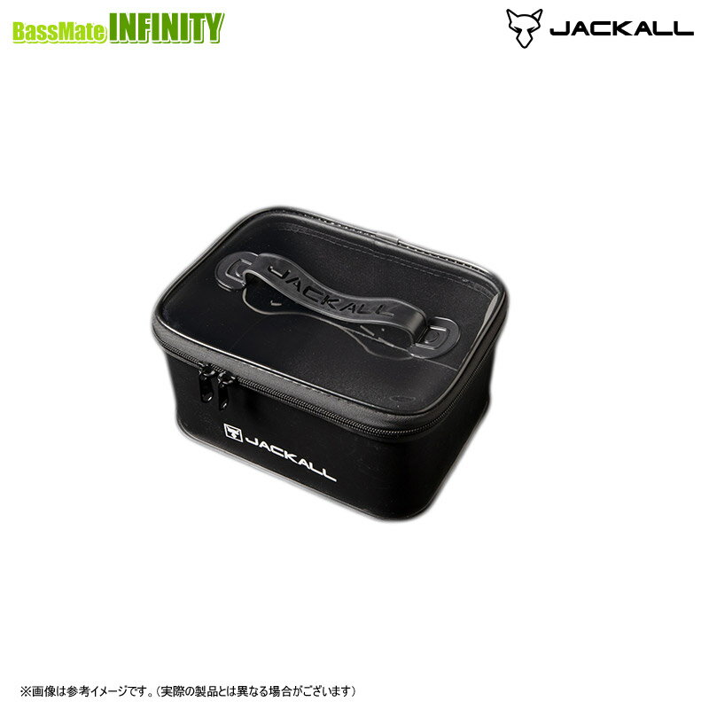 ジャッカル　タックルポーチR ブラック Mサイズ 【まとめ送料割】