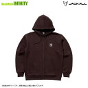 ●ジャッカル ジャージージップアップロゴフーディ (セピア) 【まとめ送料割】