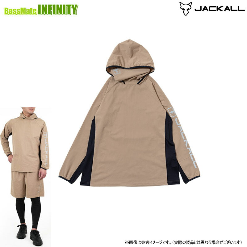 Wear - ジャッカル　ドライメッシュフーディー (モカ) 【メール便配送可】 【まとめ送料割】【26jap】