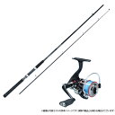 【送料無料】【ナイロン16lb糸付】【シーバス(ショア)入門セット】エイテック ソルティズム シーバス S-1002M+スポーツライン MS V-MAX 300...