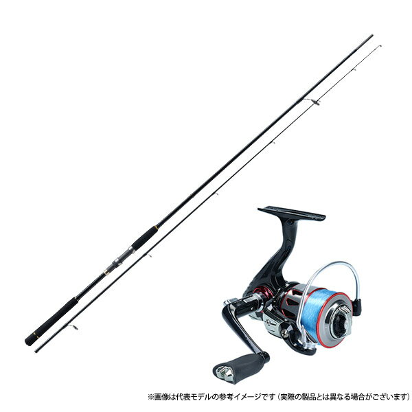 【送料無料】【ナイロン8lb糸付】【シーバス入門セット】●メジャークラフト　ファーストキャスト FCS-962M＋スポーツライン MS V-MAX 2000DX