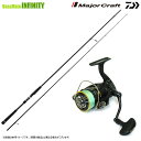 【PE1.5号(200m)糸付き】【シーバス(ショア)入門セット】●【今ならフロロリーダ1点プレゼント】メジャークラフト タイドリフト 1G TD1-902ML...