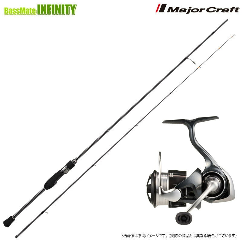 Bass Rod （Bait） - 【アジング入門セット】●メジャークラフト　鯵道 アジドウ 5G AD5-S622M/AJI＋ダイワ　24 ルビアス SF2000SS-H