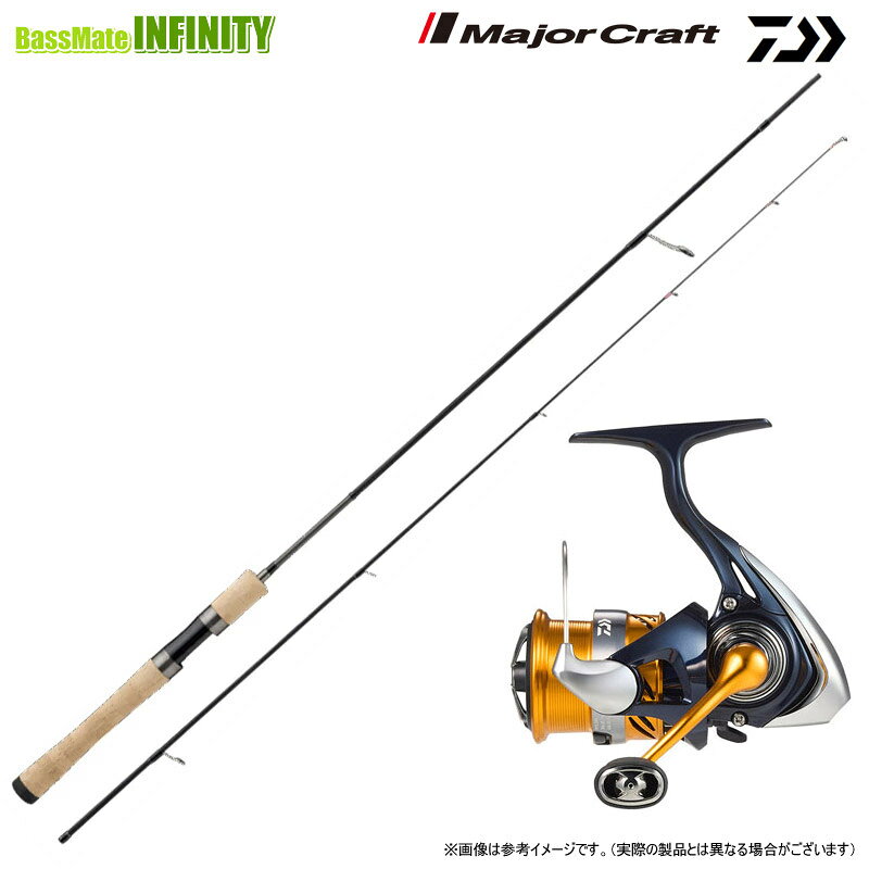 【エリアトラウト(管理釣り場)入門セット】●メジャークラフト　トラパラ AT(エリアトラウト) TPAT-S5102UL＋ダイワ　24 レブロス LT2000S-XH