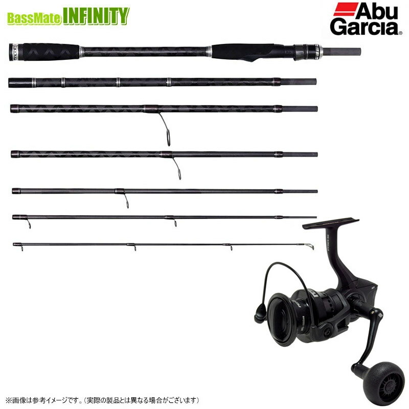 【シーバス（ショア）入門セット】●アブガルシア Abu　クロスフィールド XSFS-957M-MB＋アブガルシア MAX SX マックス エスエックス スピニング 4000H 【まとめ送料割】