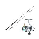 【ナイロン8lb糸付き】【バス釣り入門セット】●Abu バスフィールド BSFS-622UL+カーディナル3 S 2000【22bn】