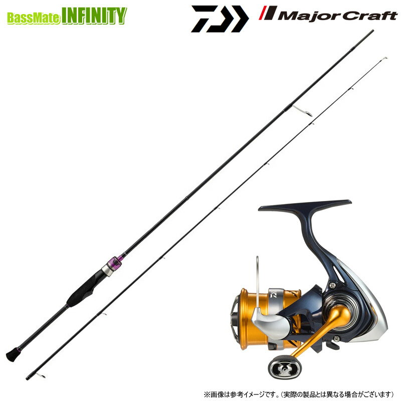 【エリアトラウト(管理釣り場)入門セット】●メジャークラフト Banshee バンシー ビギンズ BFBS-612L＋ダイワ 24 レブロス LT2000S