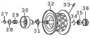 ●ダイワ T3 AIR6.8R-TW(4960652883986)用 純正標準スプール (部品コード129539) 【キャンセル及び返品不可商品】 【まとめ送料割】