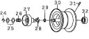 ●ダイワ T3 SV6.3R-TW(4960652915366)用 純正標準スプール (部品コード129553) 【キャンセル及び返品不可商品】 【まとめ送料割】