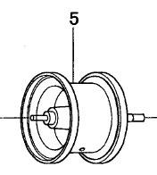 ●ダイワ　チヌチェイサー太糸(4960652548342)用 純正標準スプール (部品コード129364)　【キャンセル及..