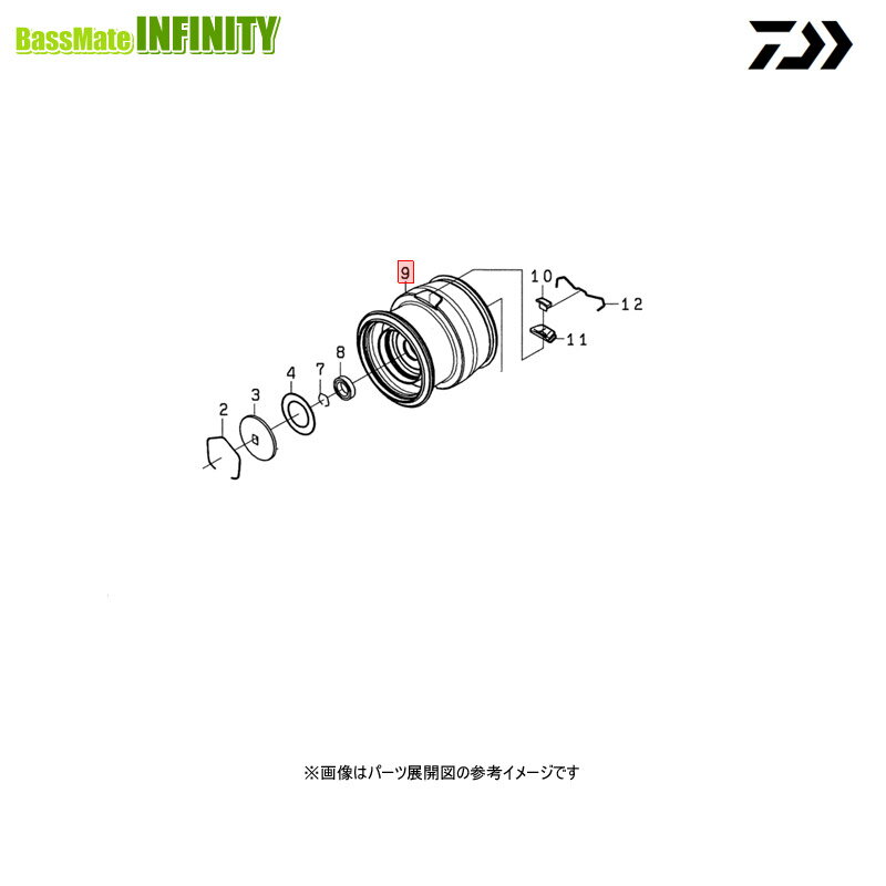 Rakuten - ●ダイワ　22 イグジスト LT2500S(4550133109393)用 純正標準スプール (部品コード6M281301)　【キャンセル及び返品不可商品】 【まとめ送料割】