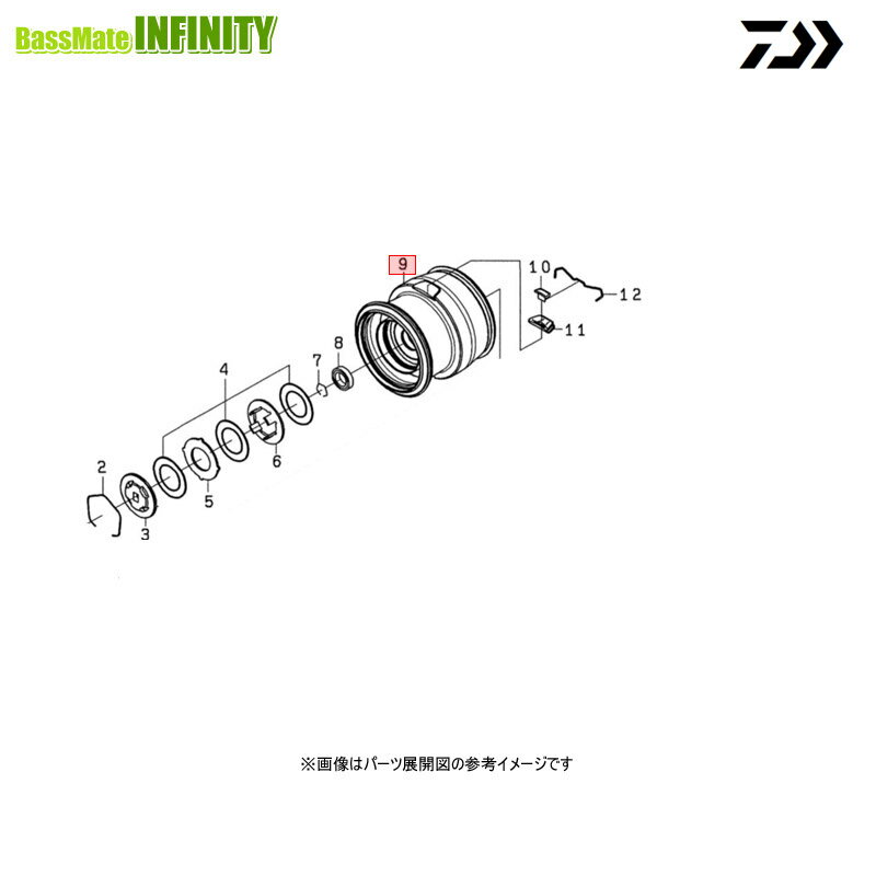 Rakuten - ●ダイワ　22 イグジスト LT5000-C(4550133109515)用 純正標準スプール (部品コード6M315301)　【キャンセル及び返品不可商品】 【まとめ送料割】