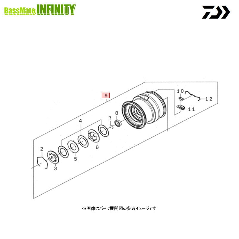 樂天商城 - ●ダイワ　22 イグジスト PC LT2500-H(4550133326004)用 純正標準スプール (部品コード6M450101)　【キャンセル及び返品不可商品】 【まとめ送料割】