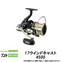 ●ダイワ 17ウインドキャスト 4500 【まとめ送料割】