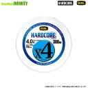 ●デュエル DUEL ハードコアX4 300M 1.5-2.0号 5CBL(5色イエローマーキングシステム) 【メール便配送可】 【まとめ送料割】