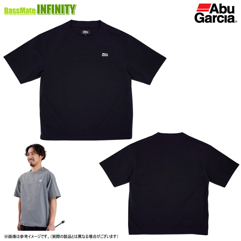 ●アブガルシア Abu　ウォーターレジスタントフィッシングTシャツ (ブラック) 【メール便配送可】 【ま..