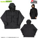 ●アブガルシア Abu 3レイヤーレイン ウォータープルーフ エクスプローラーシェルジャケット ブラック (ノーマル無地バージョン) 【まとめ送料割】