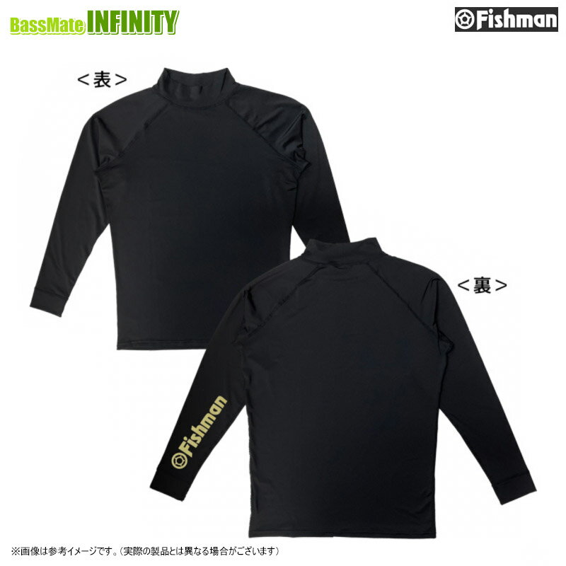 ●Fishman フィッシュマン 防虫アンダーウェアー 上 （ブラック） 【メール便配送可】 【まとめ送料割】