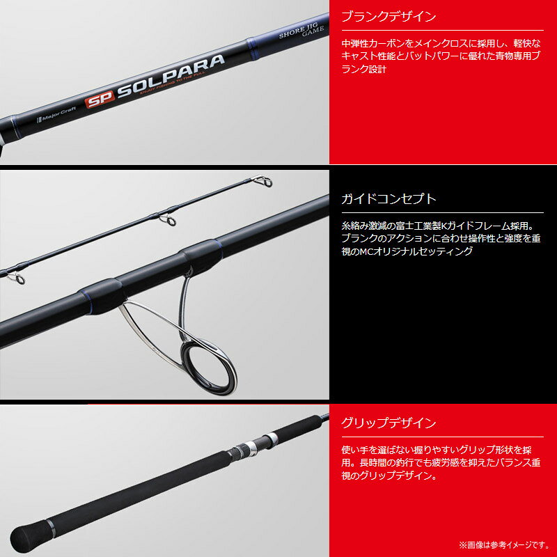 ソルパラ ショアジギング SPSJ-1002H の商品画像2枚目
