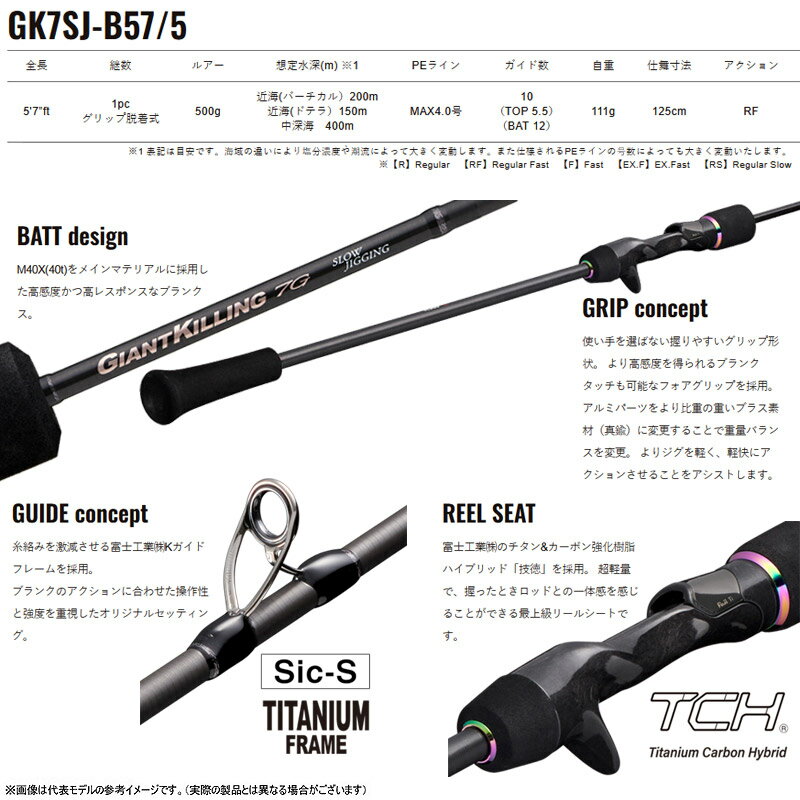 ジャイアントキリング7G スロージギングモデル GK7SJ-B57/5 (2)
