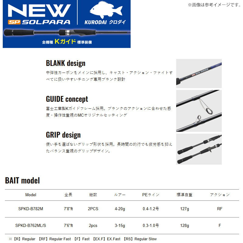 ソルパラ 黒鯛ゲームモデル SPKD-B782M (3)
